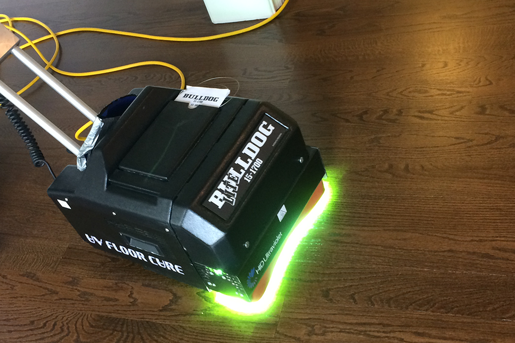 UV Floor Curing